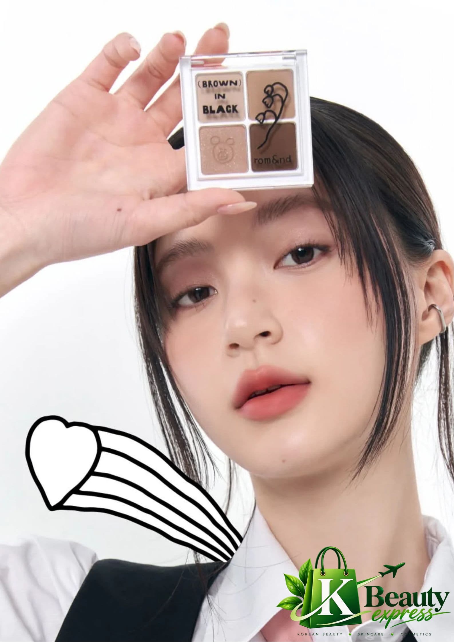 Rom&nd Better Than Eyes Eyeshadow /limit edition, brown✨/